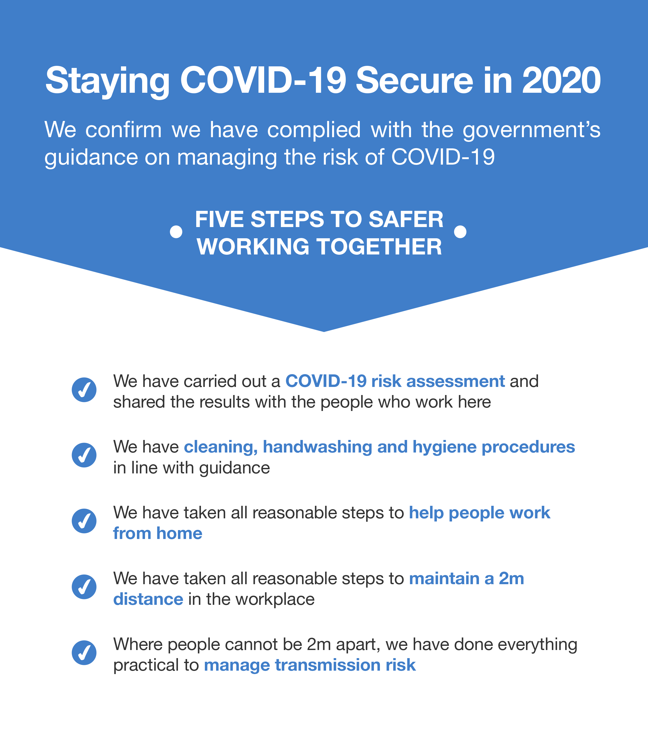 Covid-19 Compliance Certificate